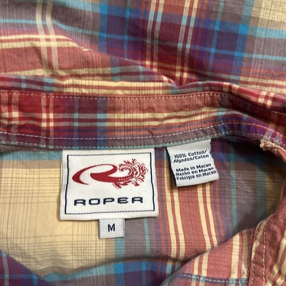 Roper button down shirt M (6029) - Picture 5 of 5